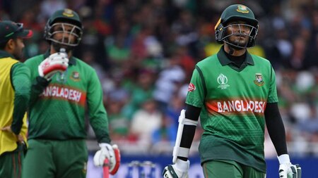 Shakib out for 41