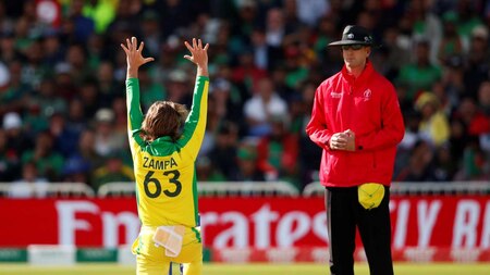 Adam Zampa removes Liton Das