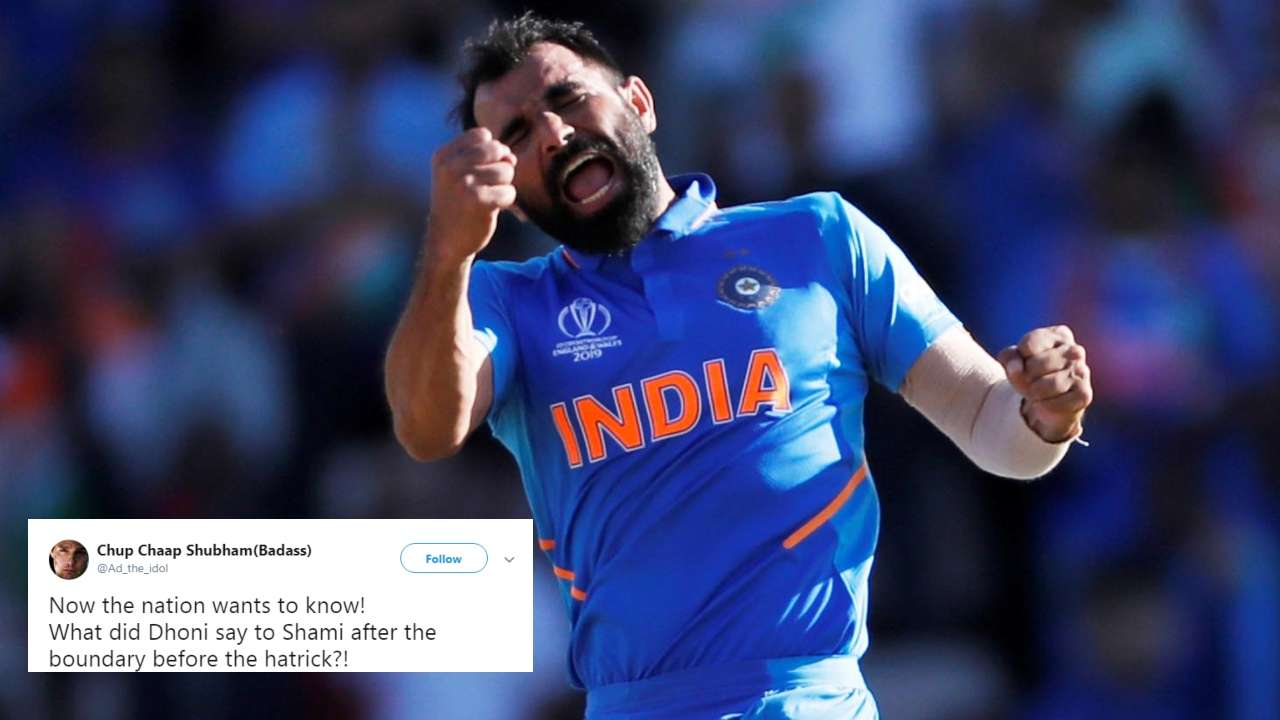 'What did Dhoni tell Shami'