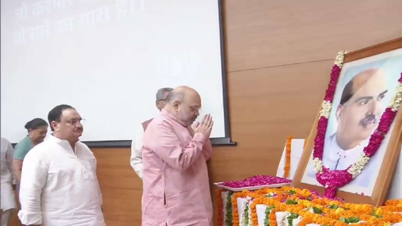 Amit Shah pays tribute to Dr Shyama Prasad Mukherjee