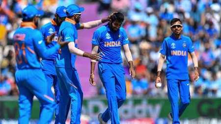 Jasprit Bumrah gets two wickets in three balls
