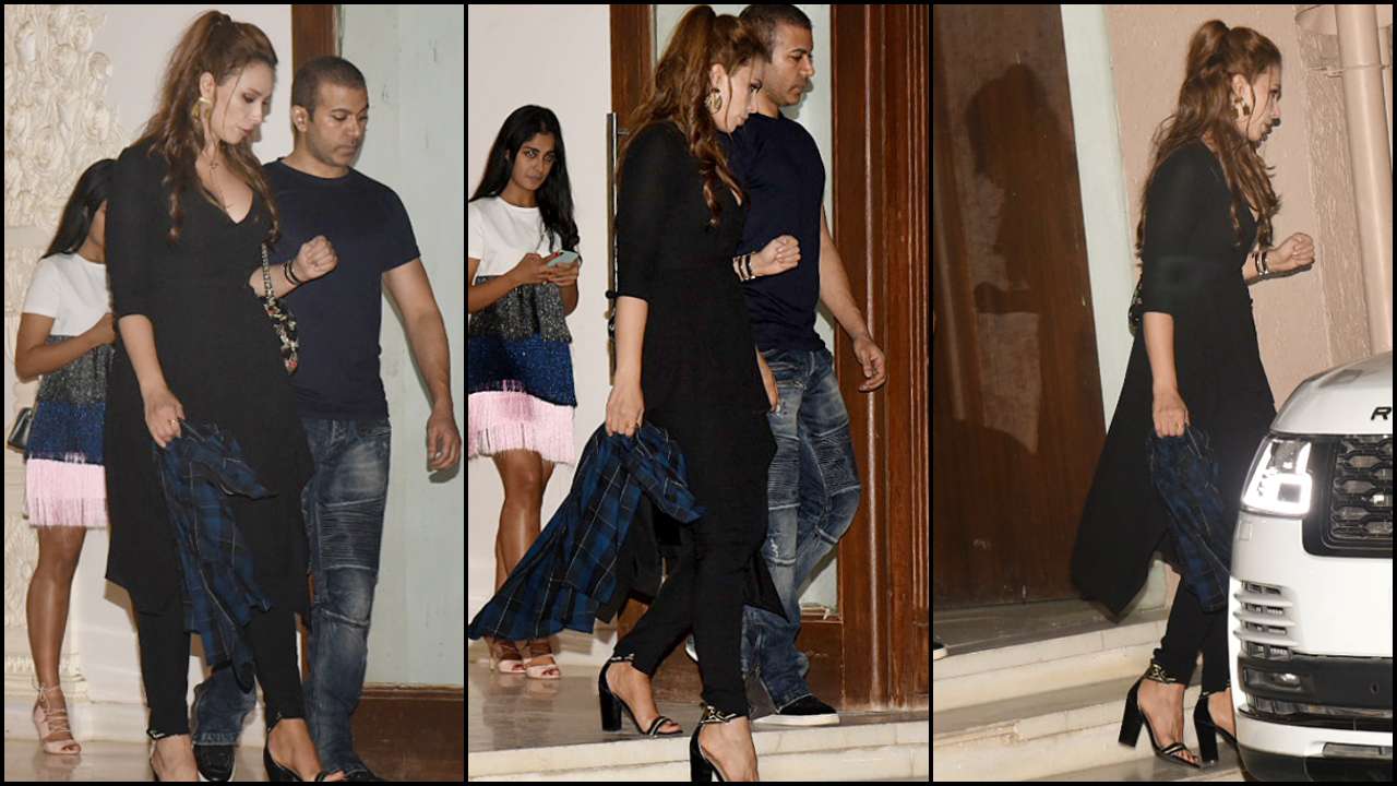 Iulia spotted carrying Salman's shirt.