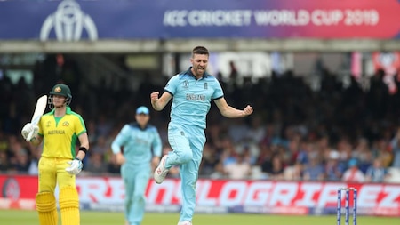 Mark Wood strikes for England