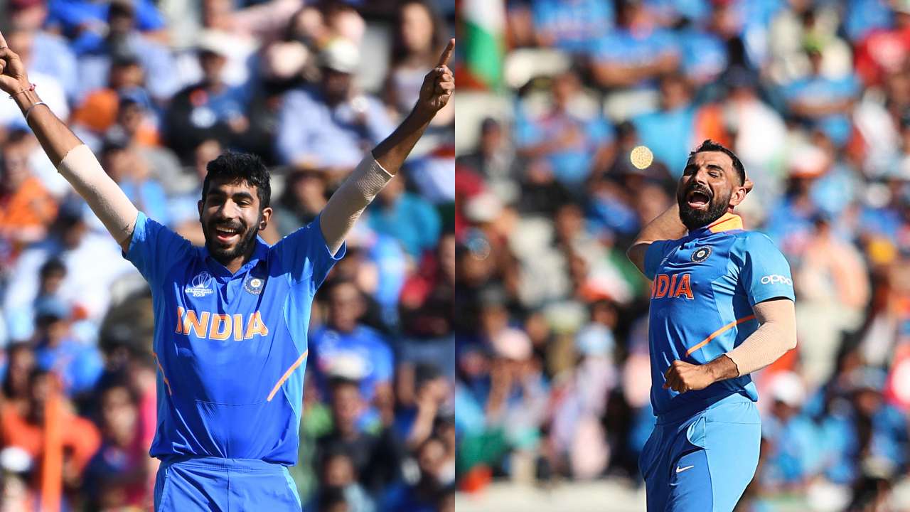 Jasprit Bumrah, Mohammad Shami, West Indies vs India Cricket Score, World  Cup 2019 - WI vs IND at Old Trafford, Manchester | ICC Cricket World Cup  2019 | India win 125 runs
