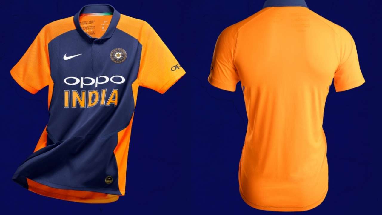 Indian cricket team's new jersey 