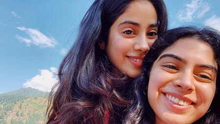 Close-up selfie of the Kapoor sisters
