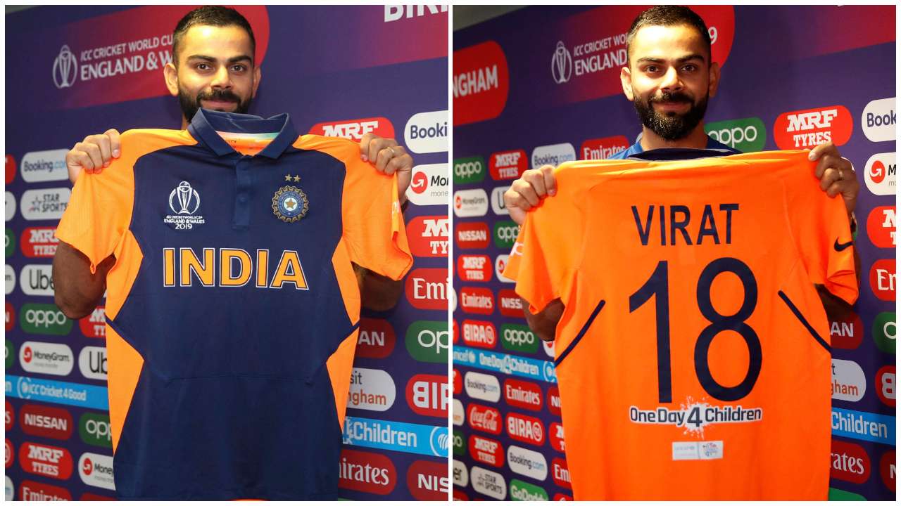 India vs England ICC World Cup 2019: Virat Kohli & Co flaunt orange jersey;  Twitter divided over colour choice - BusinessToday