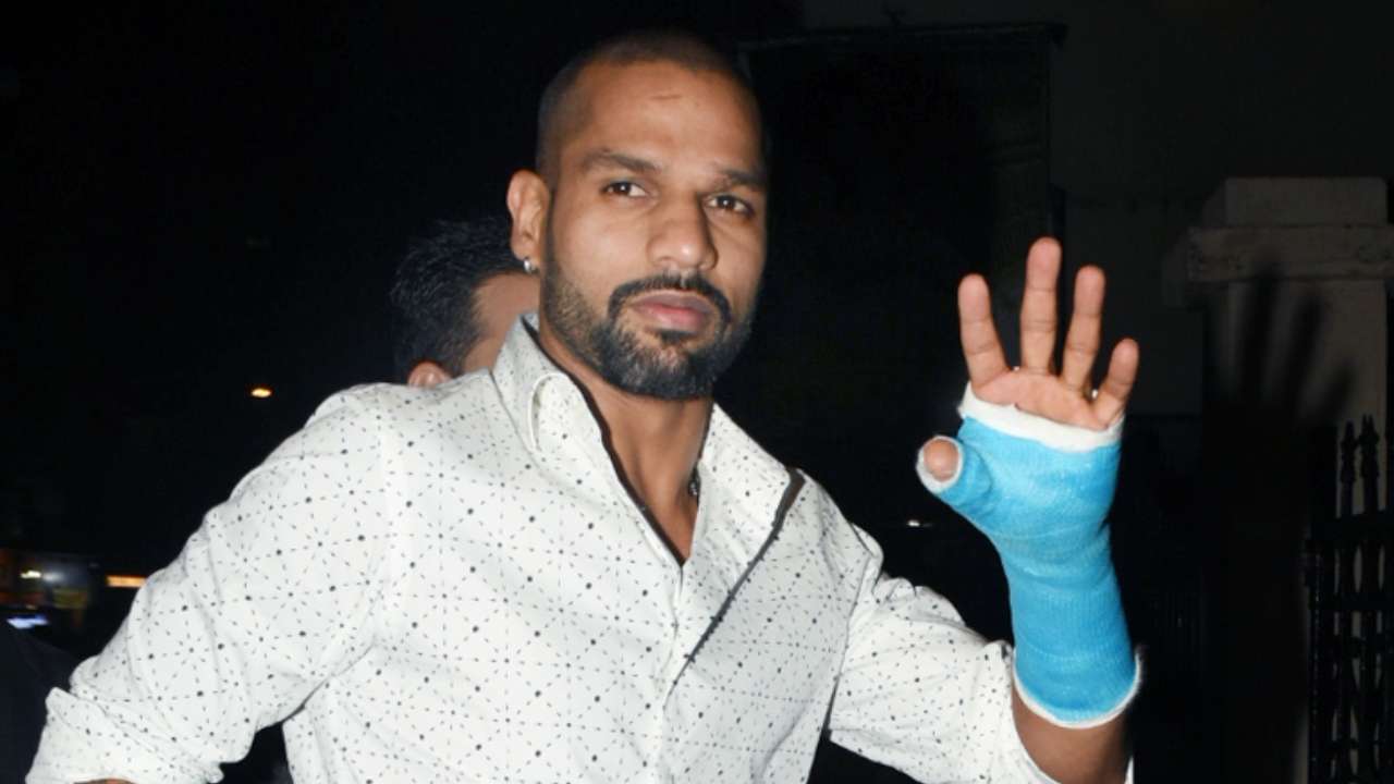 Photos After been ruled out of World Cup 2019, Shikhar Dhawan attends