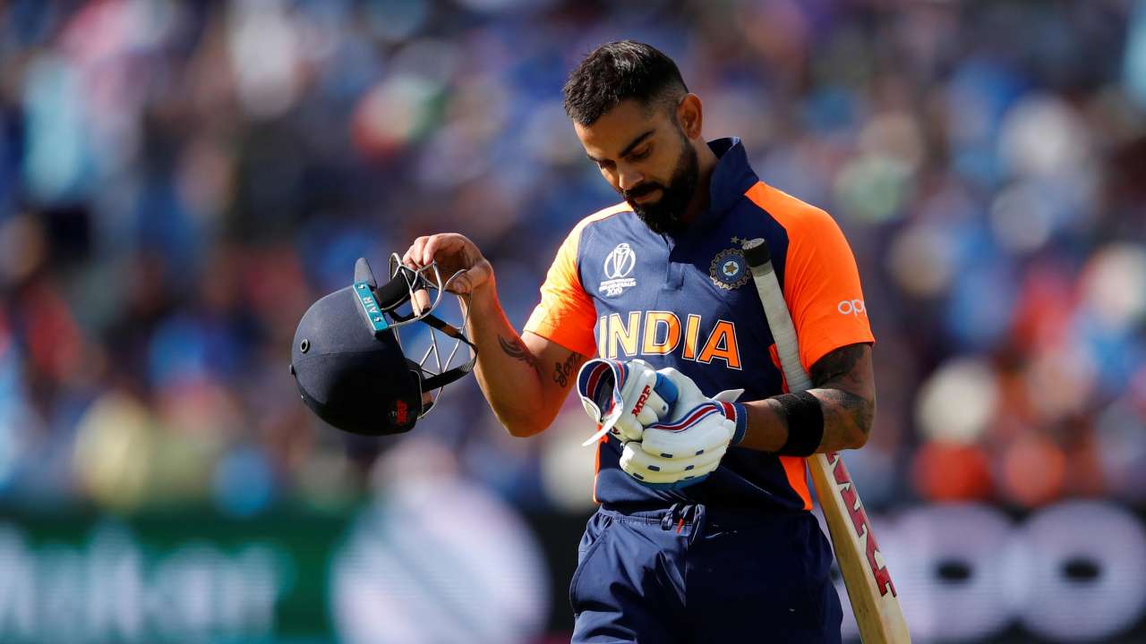 Virat Kohli departs