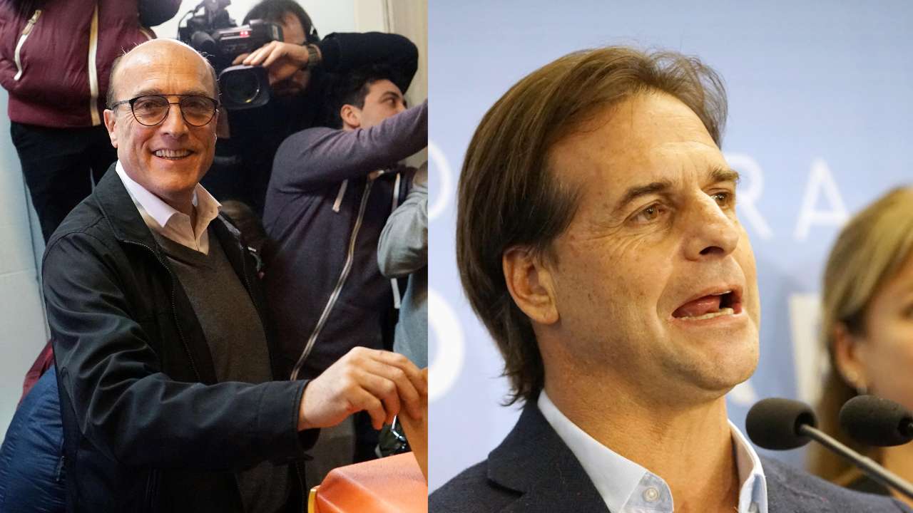 Daniel Martinez and Luis Lacalle Pou