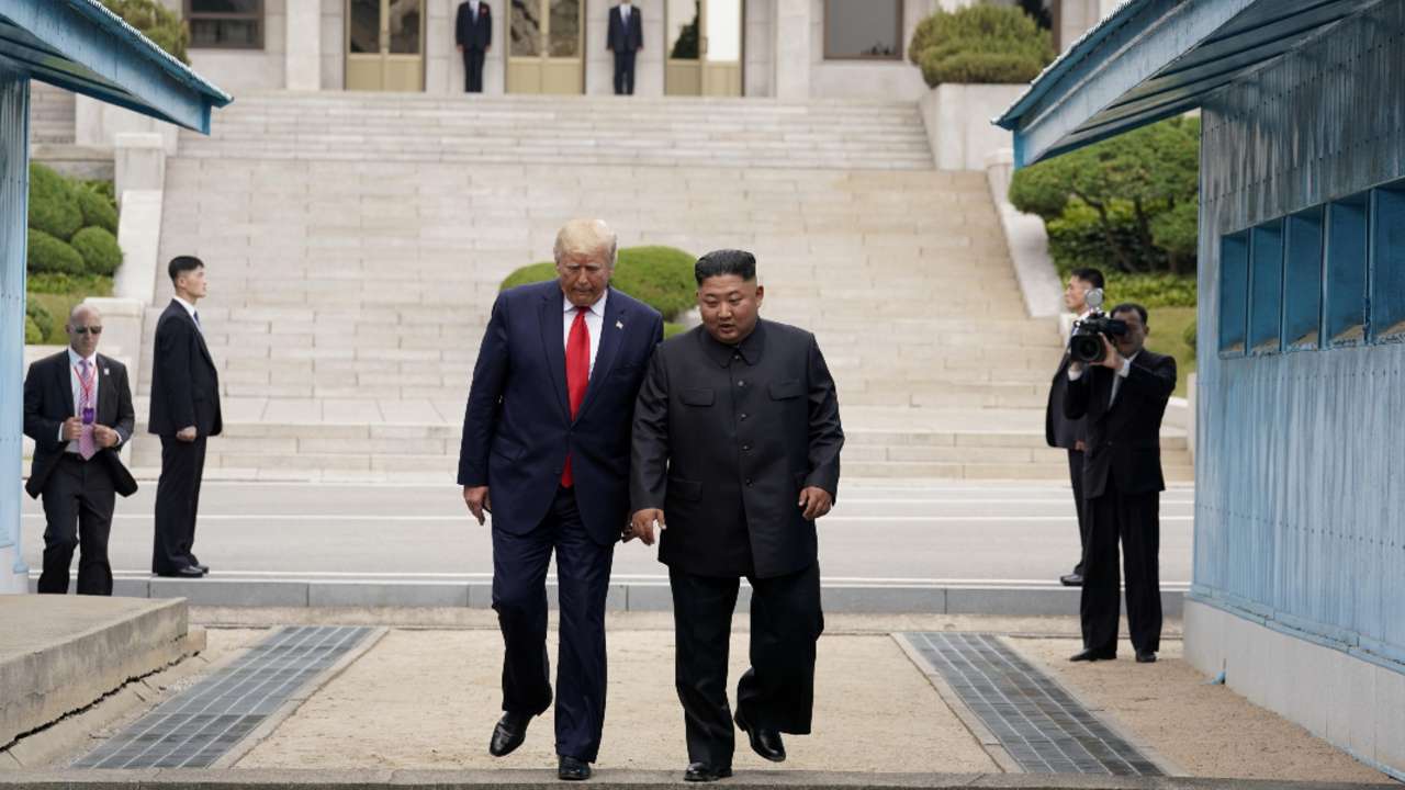 DMZ: US President Donald Trump and North Korean leader Kim Jong Un