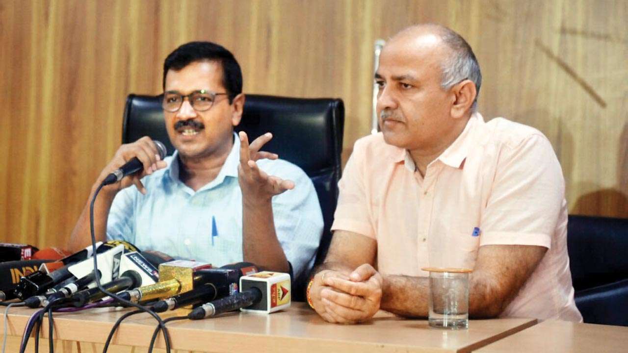 Arvinf Kejriwal and Manish Sisodia.