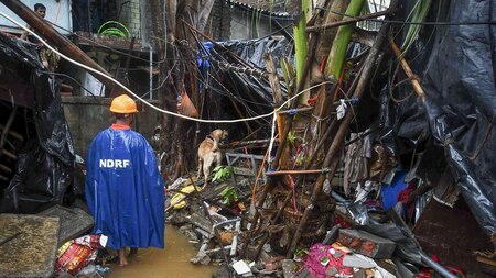 Rescue operation in Mumbai's Malad after a wall collapsed
