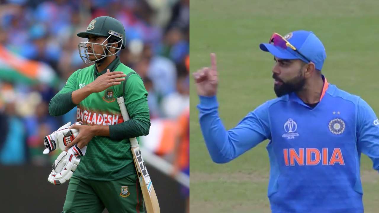 Watch: Virat Kohli's send-off message to Soumya Sarkar after DRS confusion