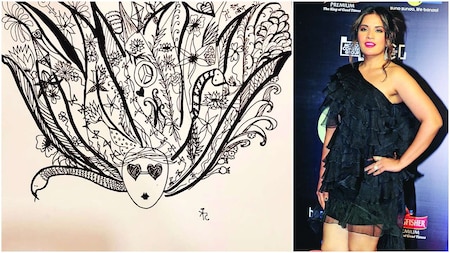Richa wants to sell sketch for charity