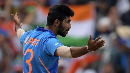100th ODI wicket for Bumrah
