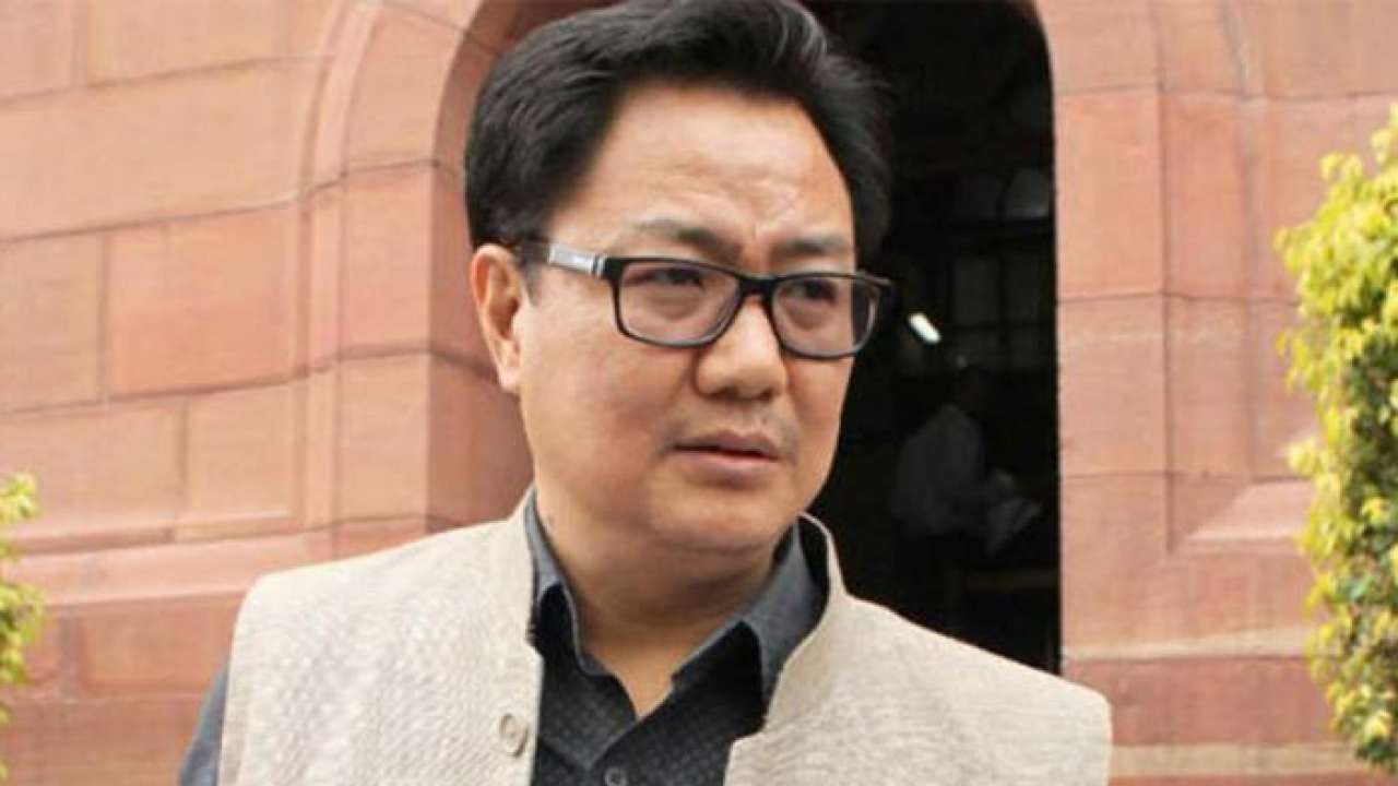 Union Sports Minister Kiren Rijiju
