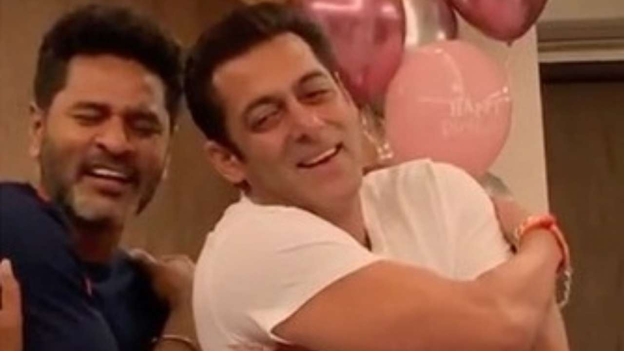 Watch: Salman Khan gives a twist to Prabhudheva's 'Urvashi' song while ...
