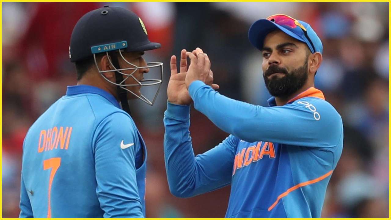 MS Dhoni and Virat Kohli