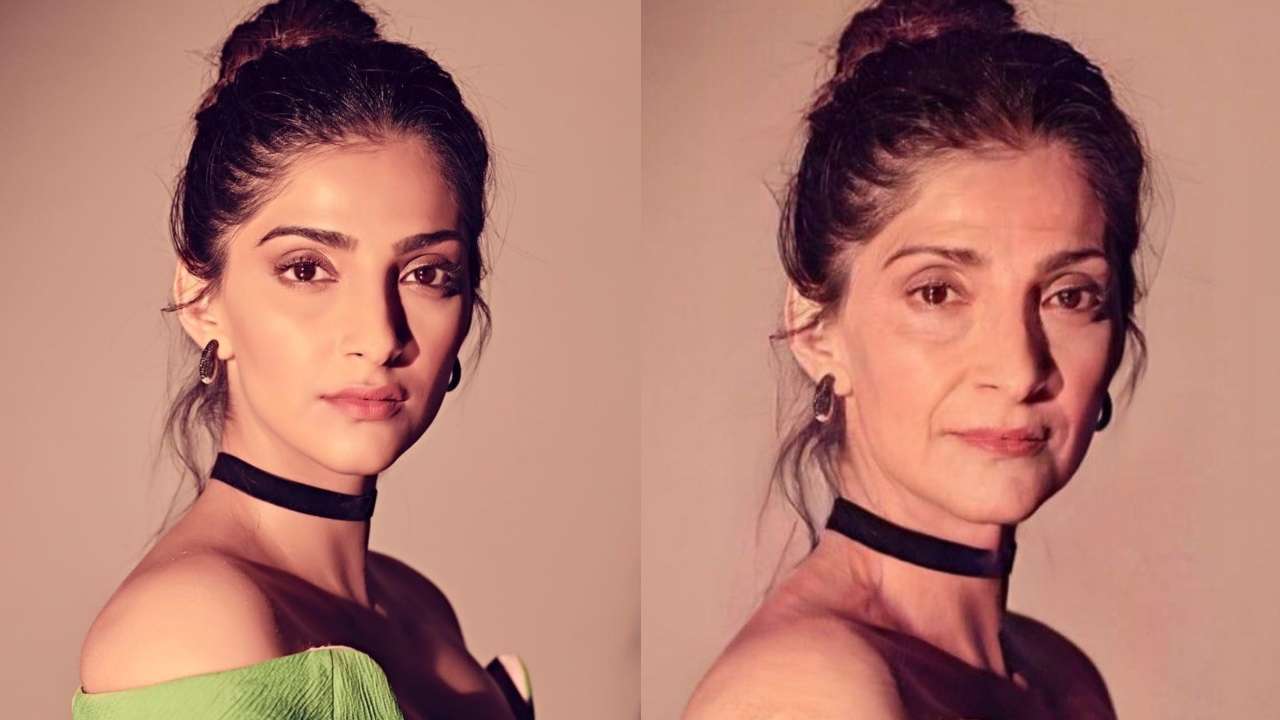 A Fan Photoshopped Sonam Kapoor S Image To See What She D Look Like As An 80 Year Old Here S The Result a fan photoshopped sonam kapoor s image