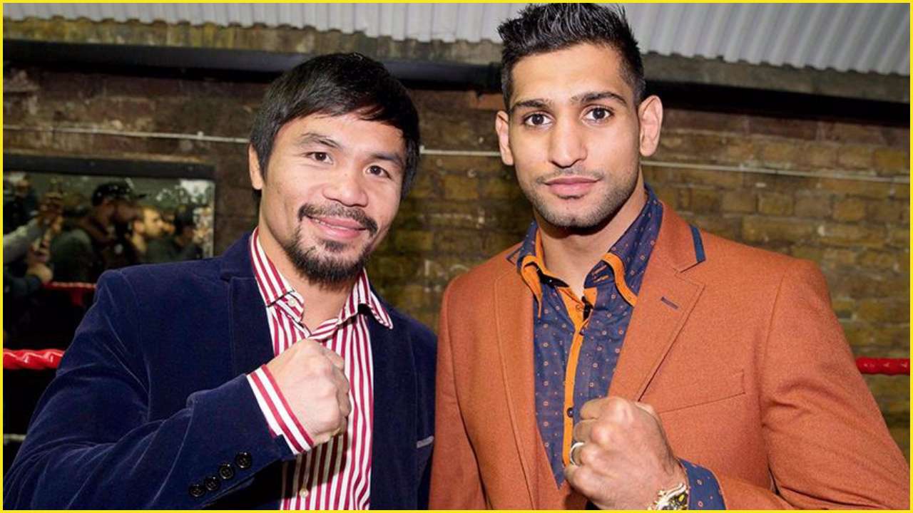 Manny Pacquiao and Amir Khan