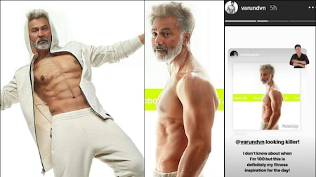 Varun Dhawan tries the FaceApp and his fitness level gets an applaud from Anil Kapoor