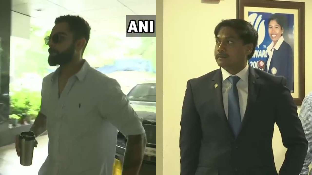 Virat Kohli and MSK Prasad