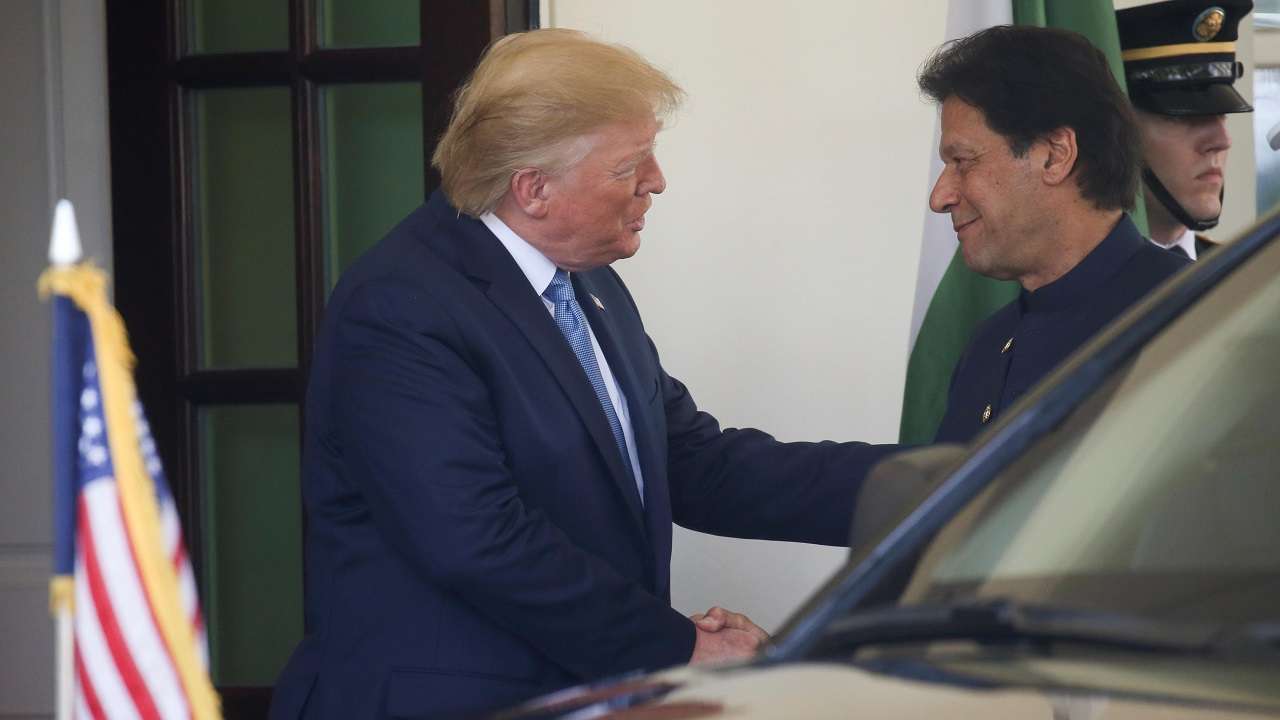 US President Donald Trump and Pak PM Imran Khan