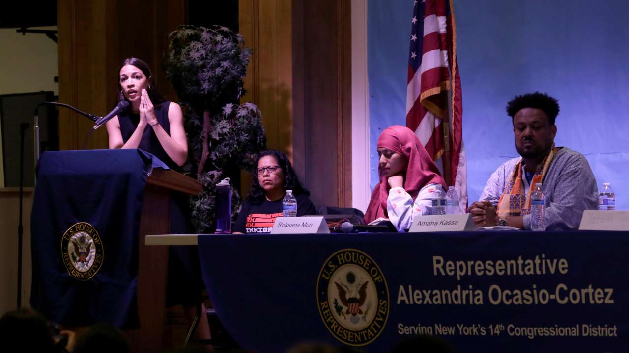Image result for Louisiana policemen fired over Facebook post suggesting Ocasio-Cortez be shot