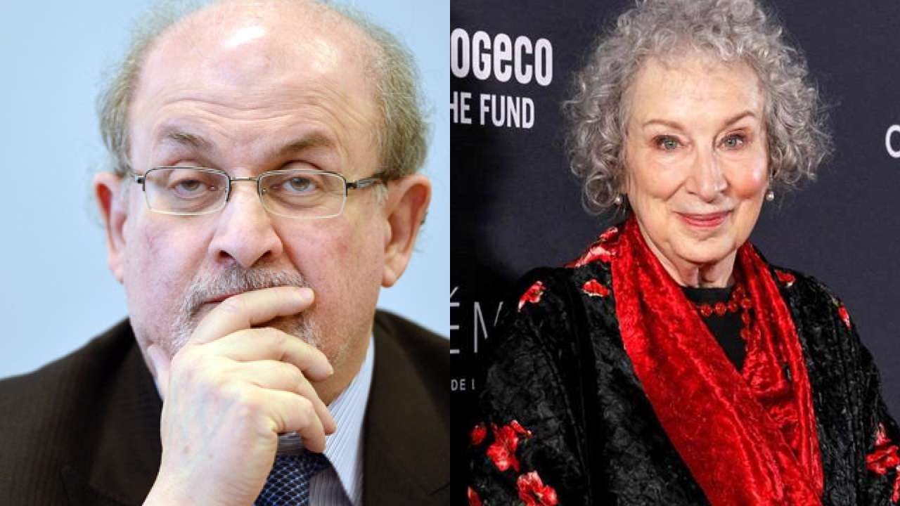 Salman Rushdie and Margaret Atwood