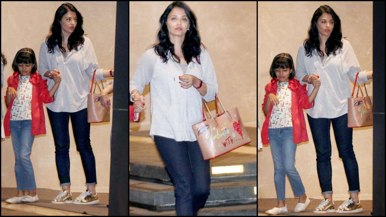 1280px x 720px - Photos: Aishwarya Rai Bachchan and Abhishek Bachchan with Aaradhya Bachchan  catch up with actress' family over dinner
