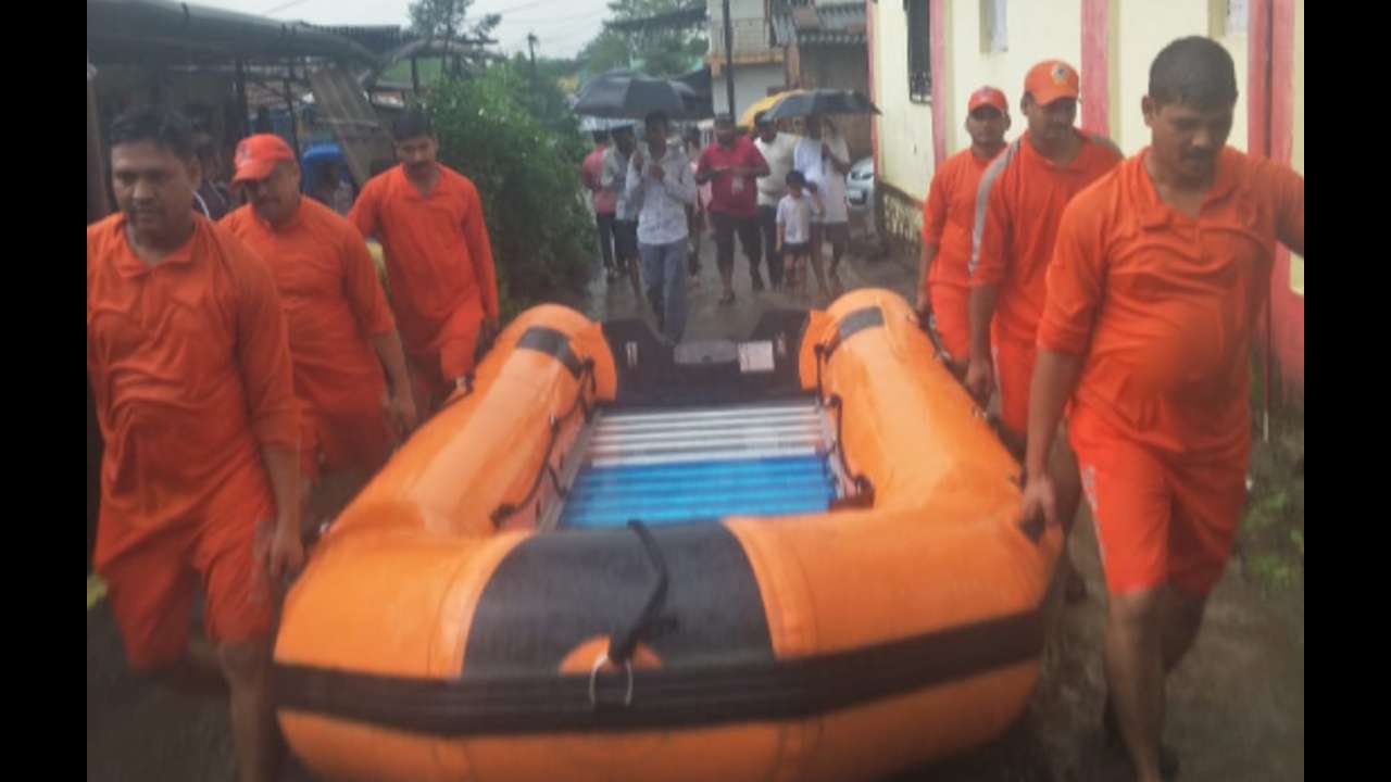 Central Railway noted that 8 NDRF boats with personnel have reached the train