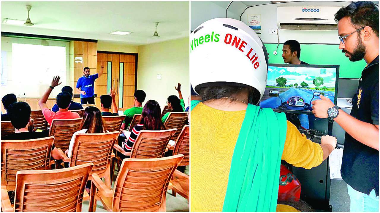 Mumbai: Lectures, simulator to improve bikers' riding