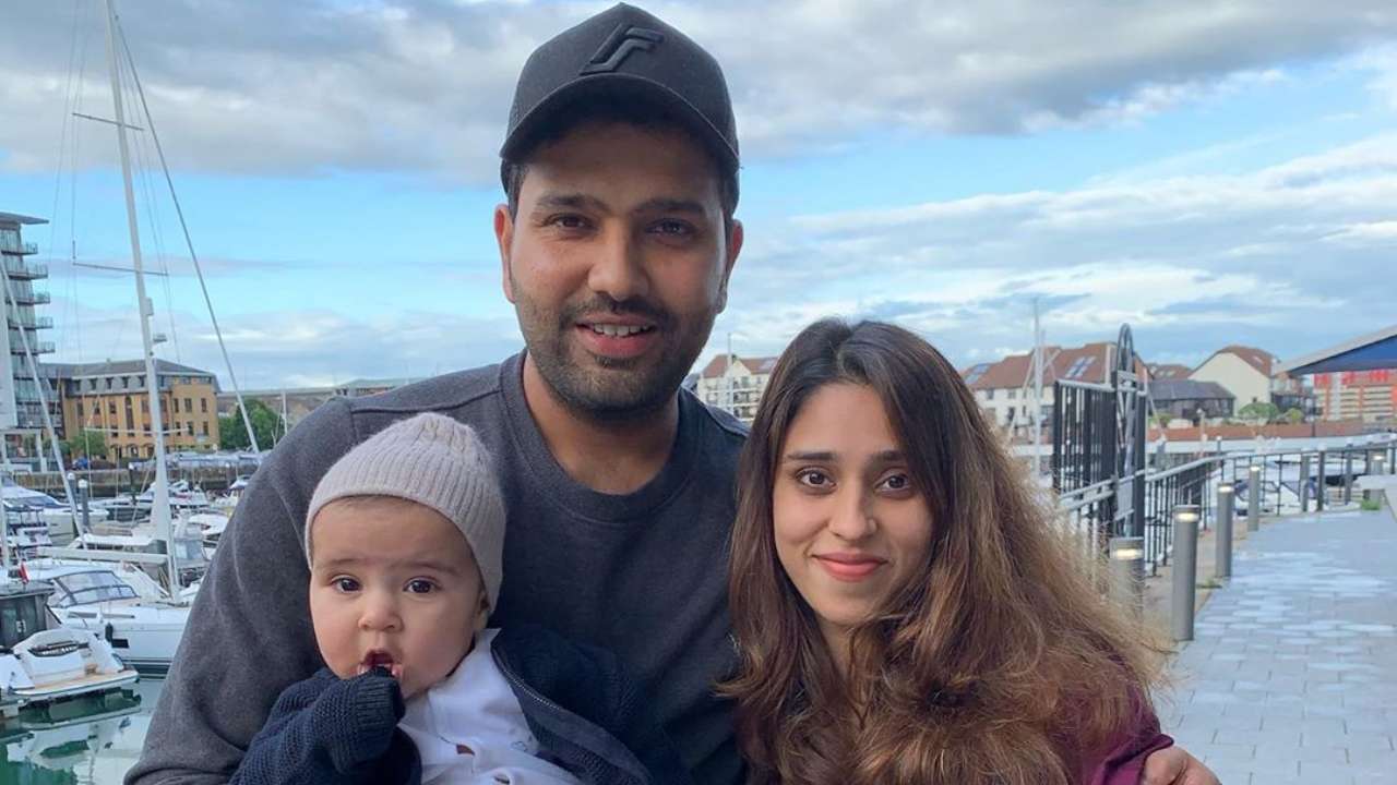 While MS Dhoni is busy with his first love, Rohit Sharma enjoys dad ...