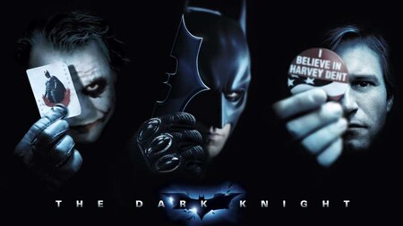 Joker and Harvey Dent in The Dark Knight