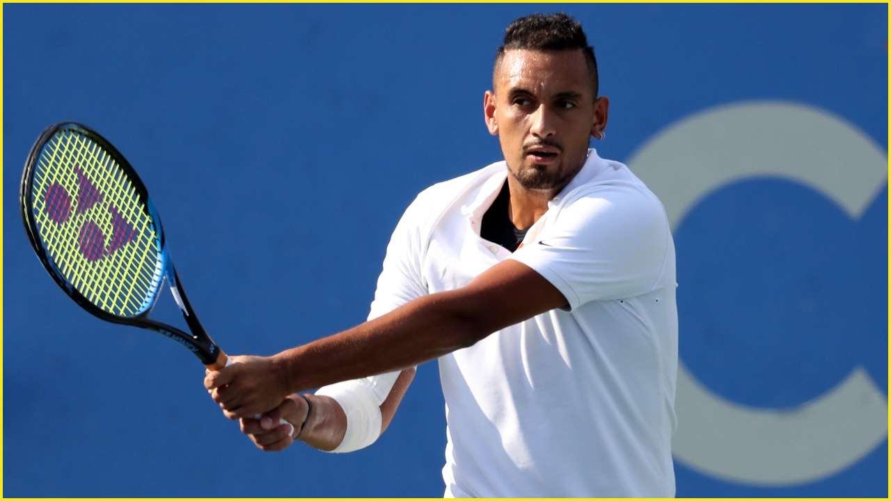 Citi Open Nick Kyrgios fights off back spasms to win title