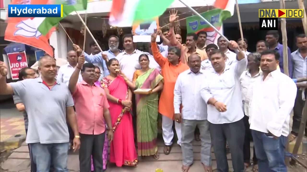 BJP Workers Celebrate Abrogation Of Article 370 Across Nation