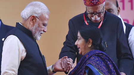 'Narendra Modi ji, thank you...': Sushma in last words to Prime Minister