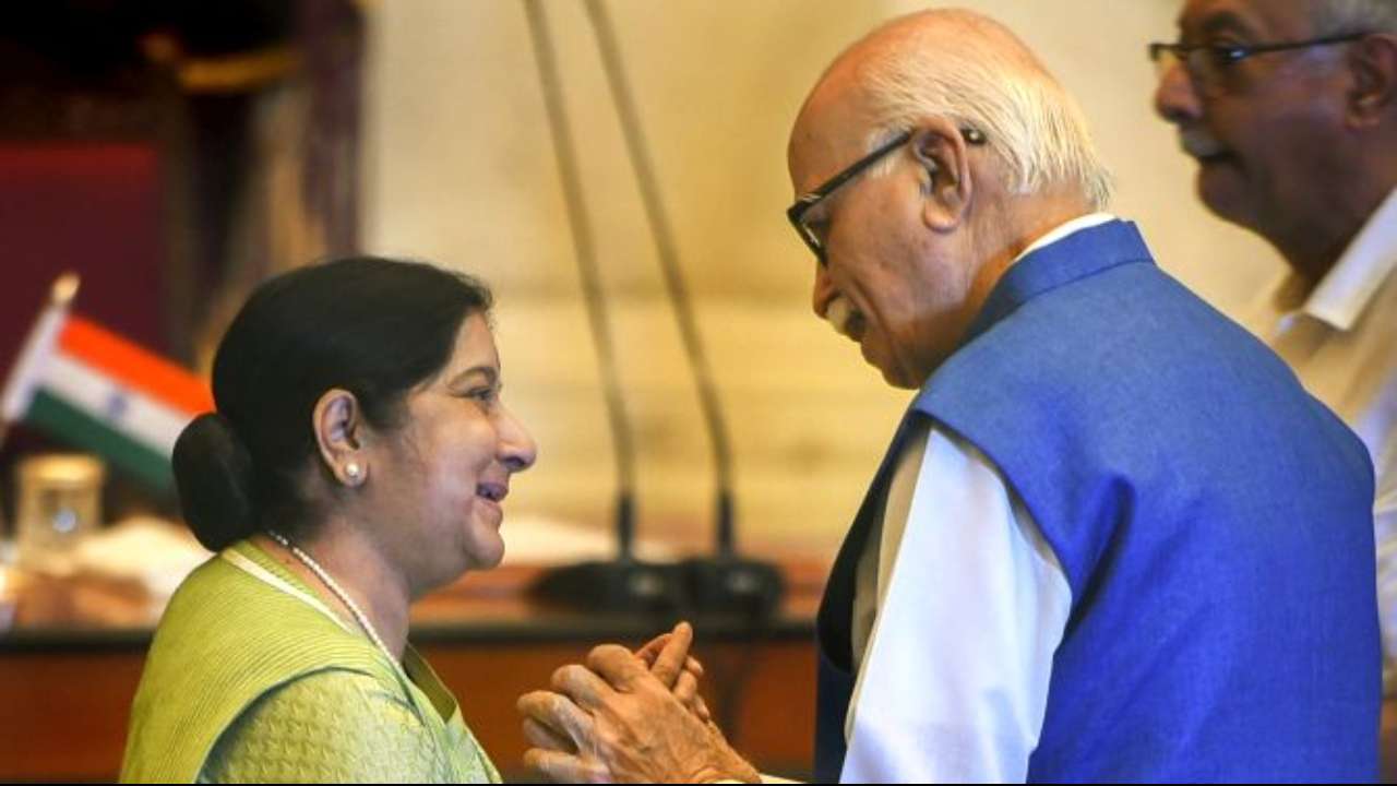 Sushma Swaraj- LK Advani