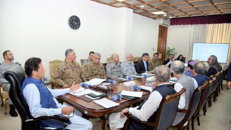 Imran Khan directs Pak army to 'continue vigilance'