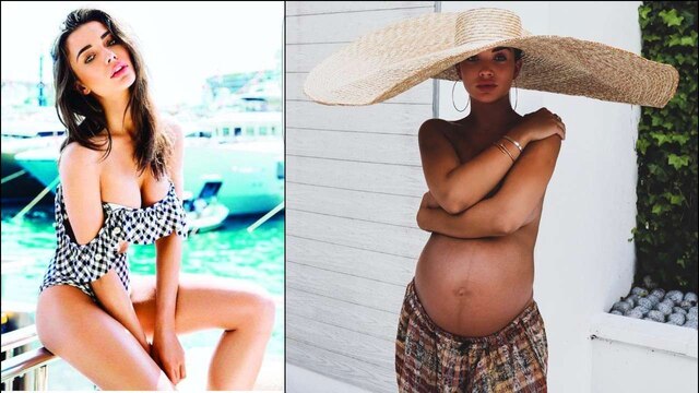 Pregnant Amy Jackson bares it all - stretch marks, weight gain and  everything in between while flaunting baby bump!