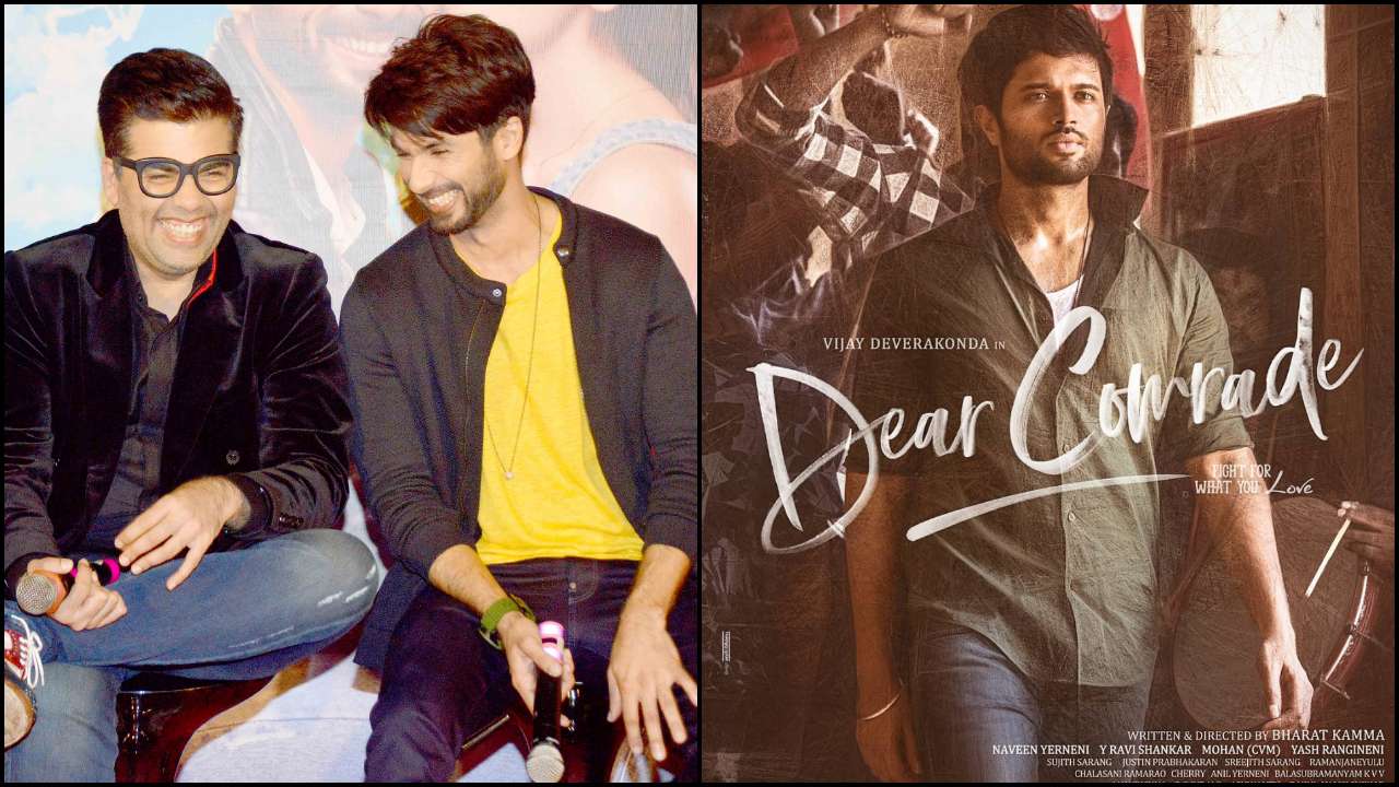 Did Shahid Kapoor Refuse Karan Johar S Hindi Remake Of Vijay Deverakonda S Dear Comrade It's our 11th #twitterversary !!
