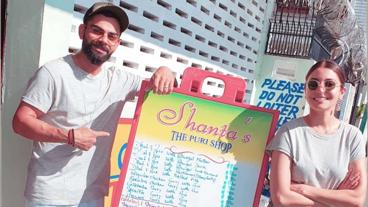 Virat Kohli and Anushka Sharma relish Indian food in Guyana ahead of India vs West Indies ODI match