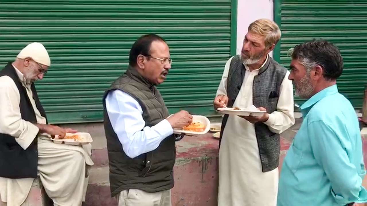 Ajit Doval in valley