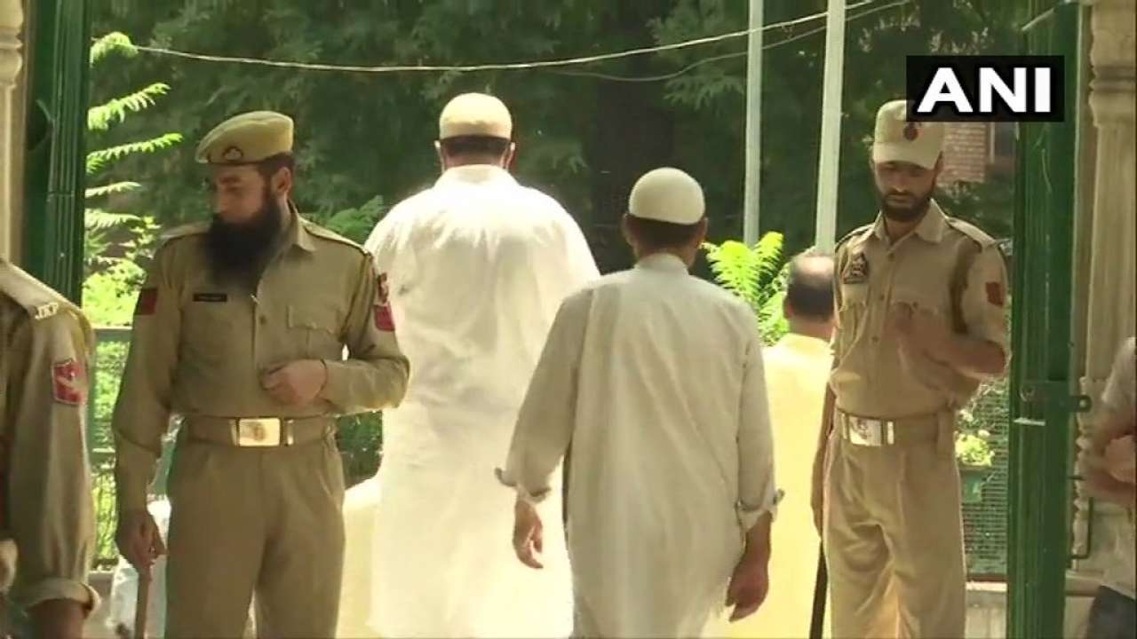 Friday prayers going on 