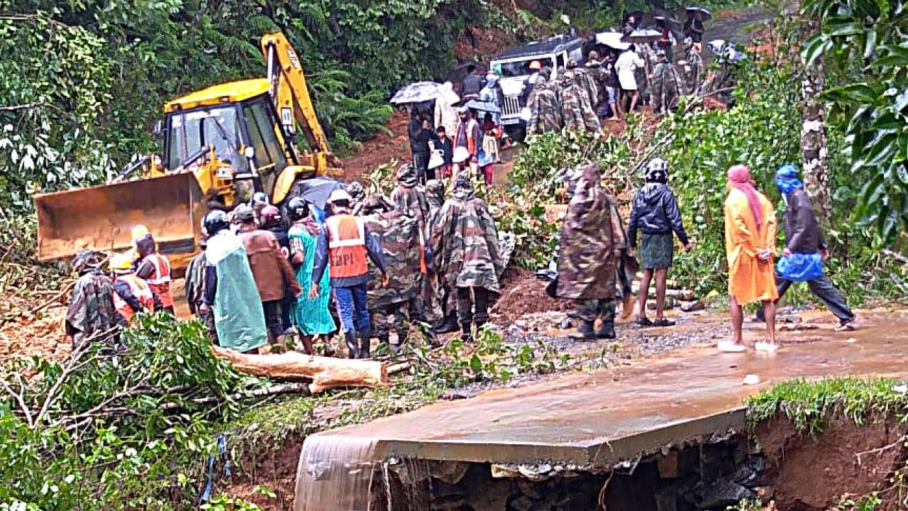 80 landslides reported in Kerala