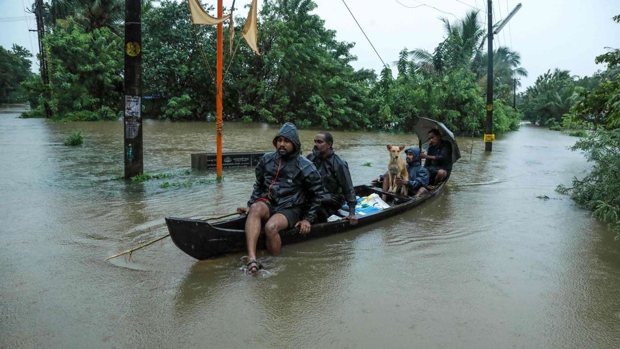 Pregnant woman rescued in flood-hit Palakkad