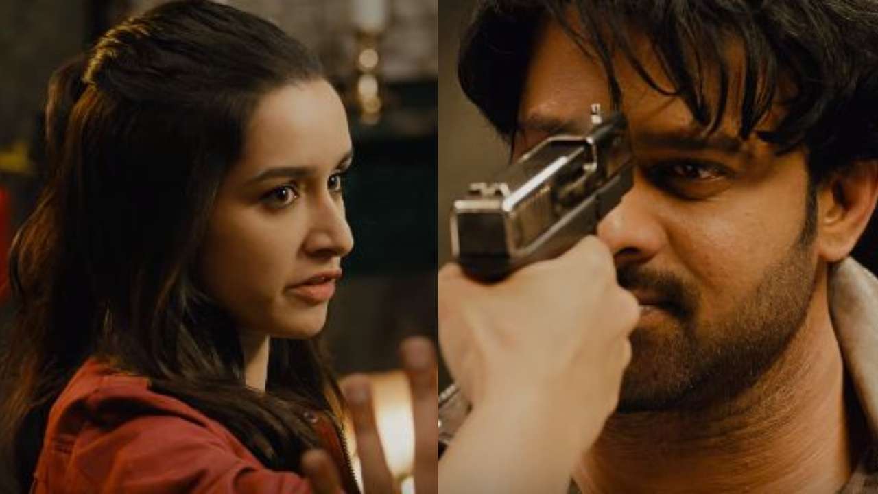 The last scene between Shraddha Kapoor and Prabhas