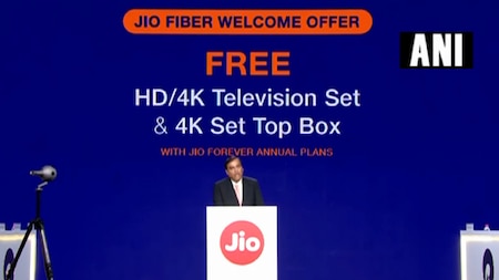 Get HD or 4K LED TV, 4K set-top box free with Jio Fiber welcome offer