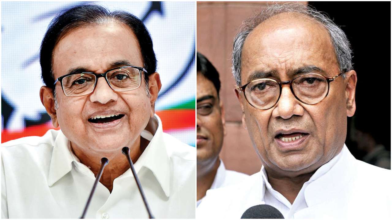 P chidambaram communalises article 370, digvijaya singh toes pakistan line
